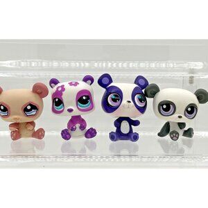 Littlest Pet Shop PANDA BEAR‎ #2459 #1328 #89 #2459 LPS Blythe Pretty In Purple